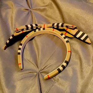 Girl’s Icon Stripe Bow Headband